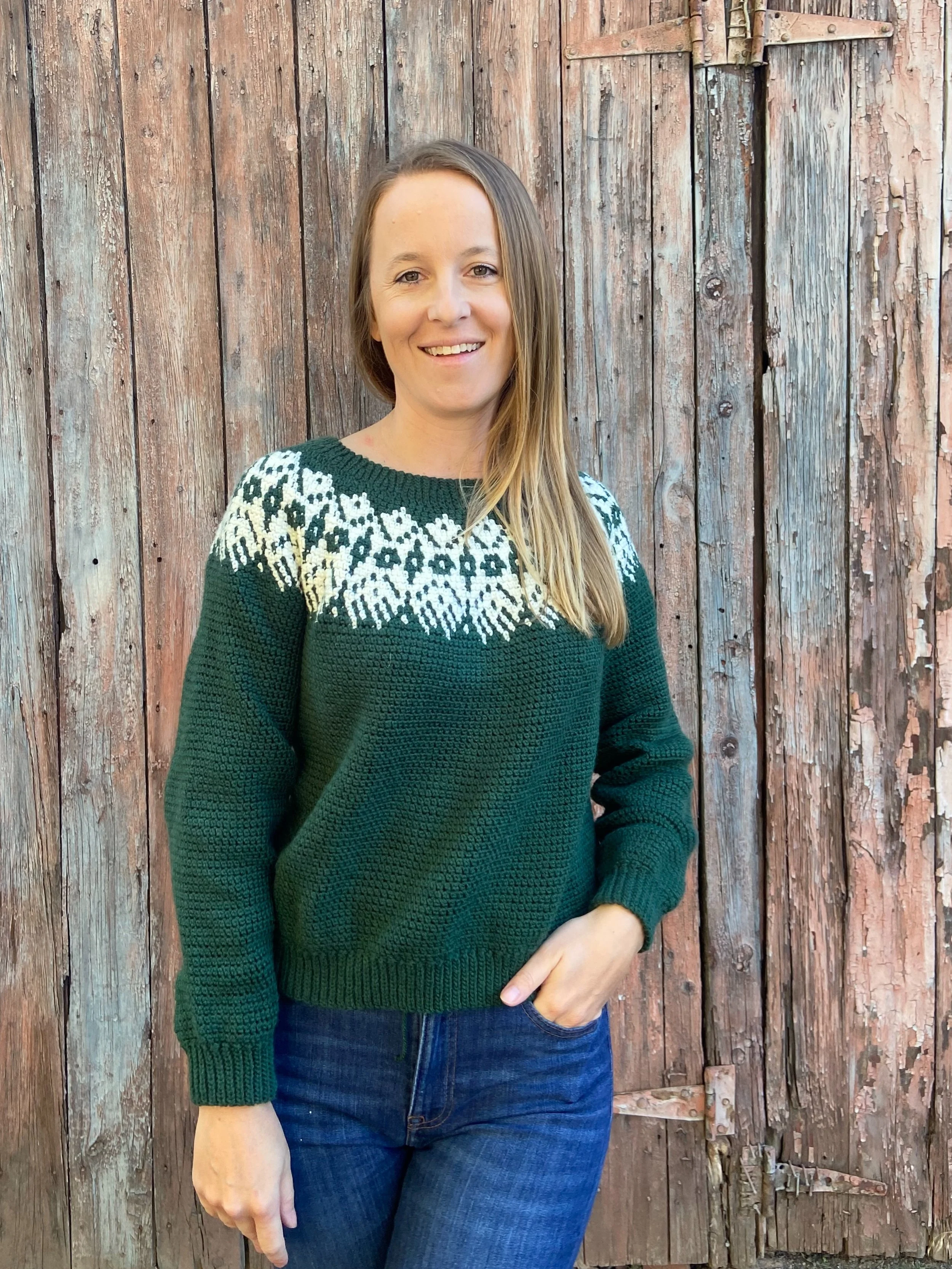 Coming TOMORROW in all the places + as a kit from @lionbrandyarn - the Zima Sweater!

Please don&rsquo;t tell the others but I think this is my favourite Fair Isle sweater that I&rsquo;ve ever designed. I leaned heavily into that classic knit look fr