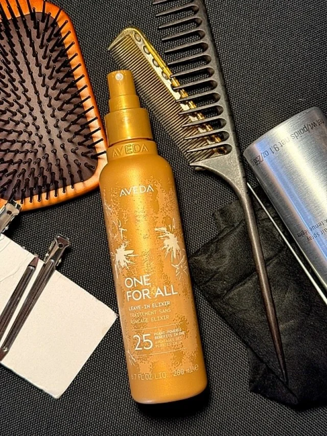 We&rsquo;re loving Aveda&rsquo;s NEW One For All Leave-In Elixir ✨
With 25 benefits in one bottle and 99% naturally derived ingredients, it helps nourish, protect, smooth, and strengthen hair while keeping it feeling light and healthy.

Here&rsquo;s 