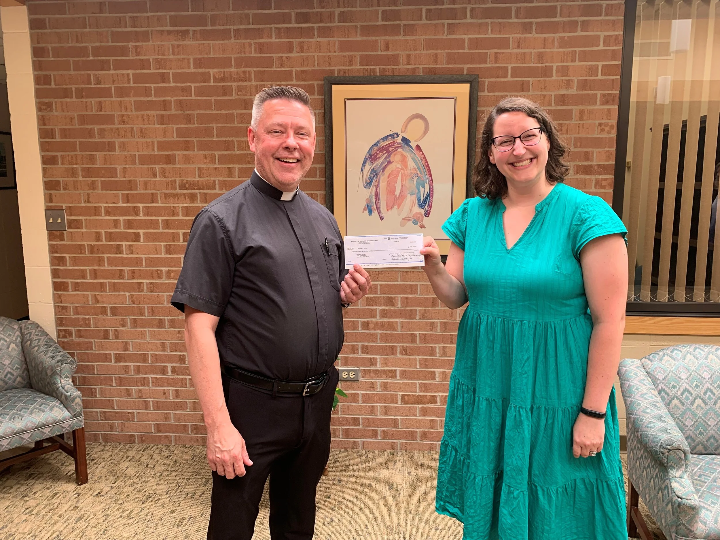 Picnic Car Raffle Winner Michele Brown — Nativity of Our Lord Parish