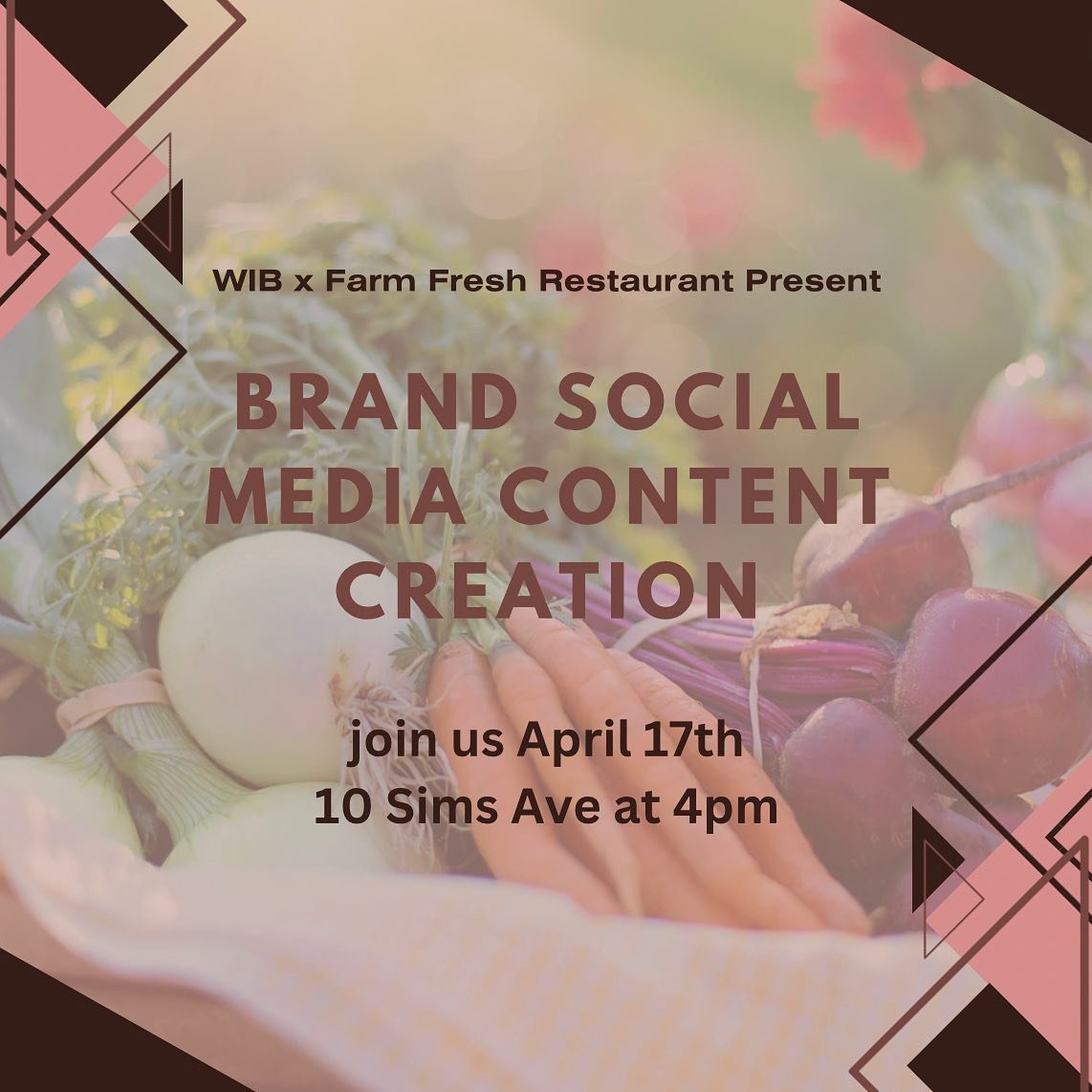 Interested in marketing or content creation? Want to learn how to create engaging content? Do you love food? If so, we invite you to volunteer at Farm Fresh on Wednesday, April 17th, and Thursday, April 18th! We will be creating social media content 