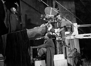 Director Sergei Eisenstein and DP Andrei Moskvin in 1941, shooting Ivan The Terrible