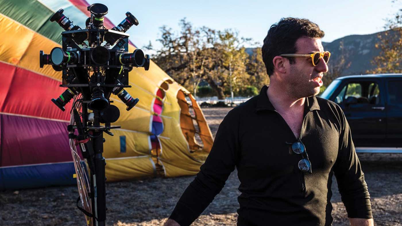 Andrew Shulkind on set with 360 Rig