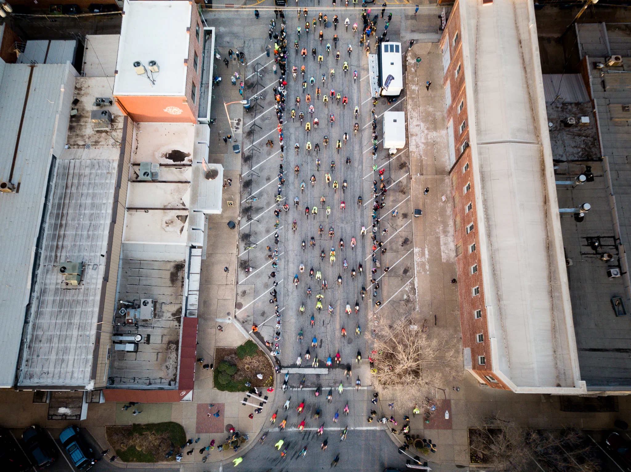 Race start, Land Run 100, Stillwater OK