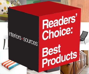 Smilow Furniture’s® Rush Bench Selected for Interiors+Sources Reader's Choice Award