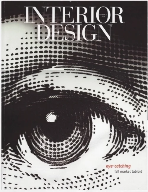 Interior Design Magazine Fall Market Tabloid Features Smilow® Furniture Slatted Tables