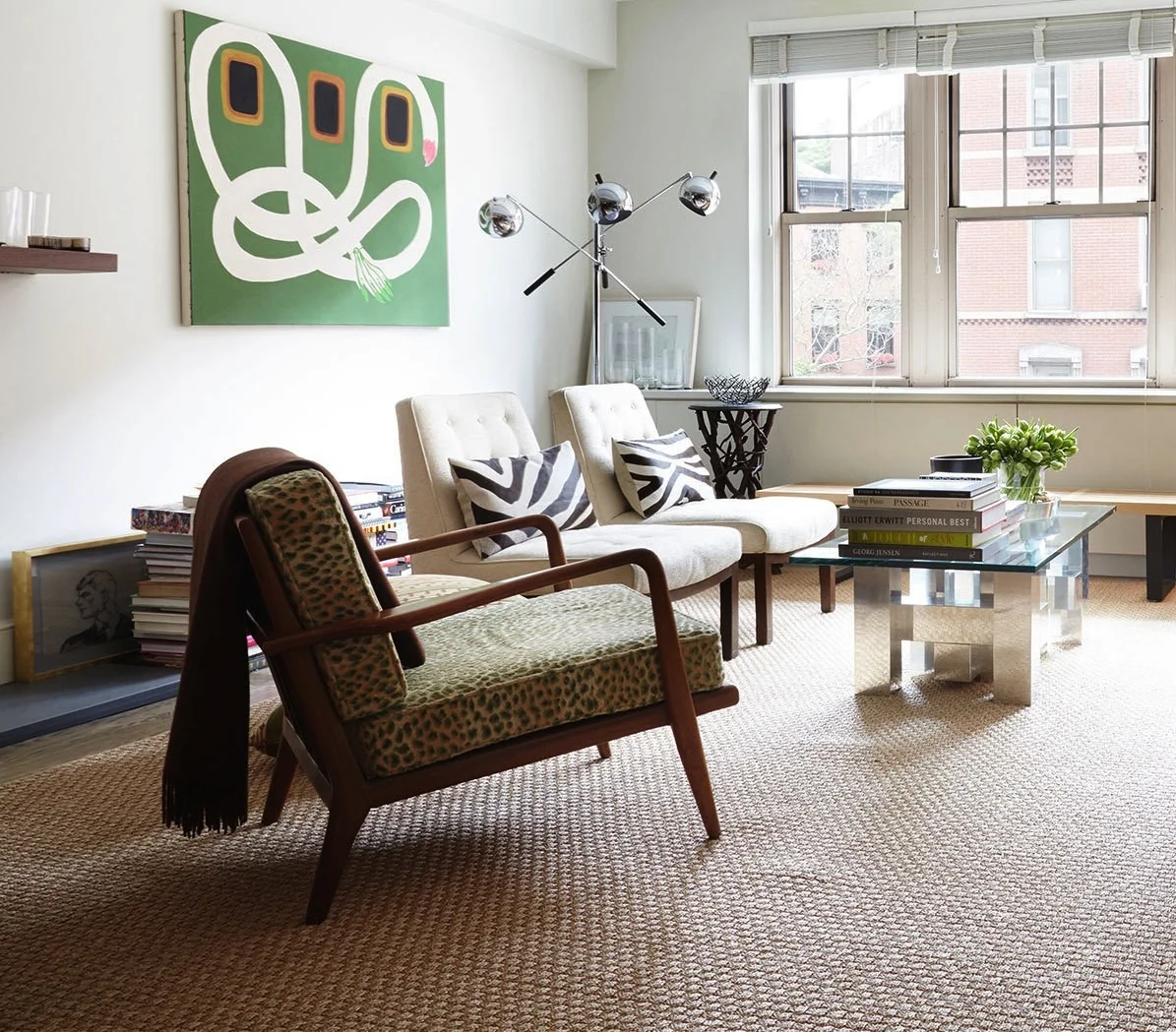 Smilow Lounge Chair as seen in Peter Som’s apt - featured in Lonny