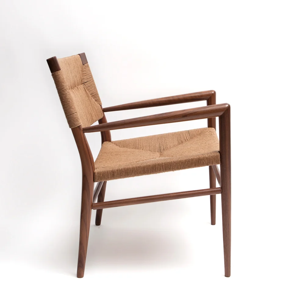 Woven Rush Lounge Chair WAC 88 — Smilow Design
