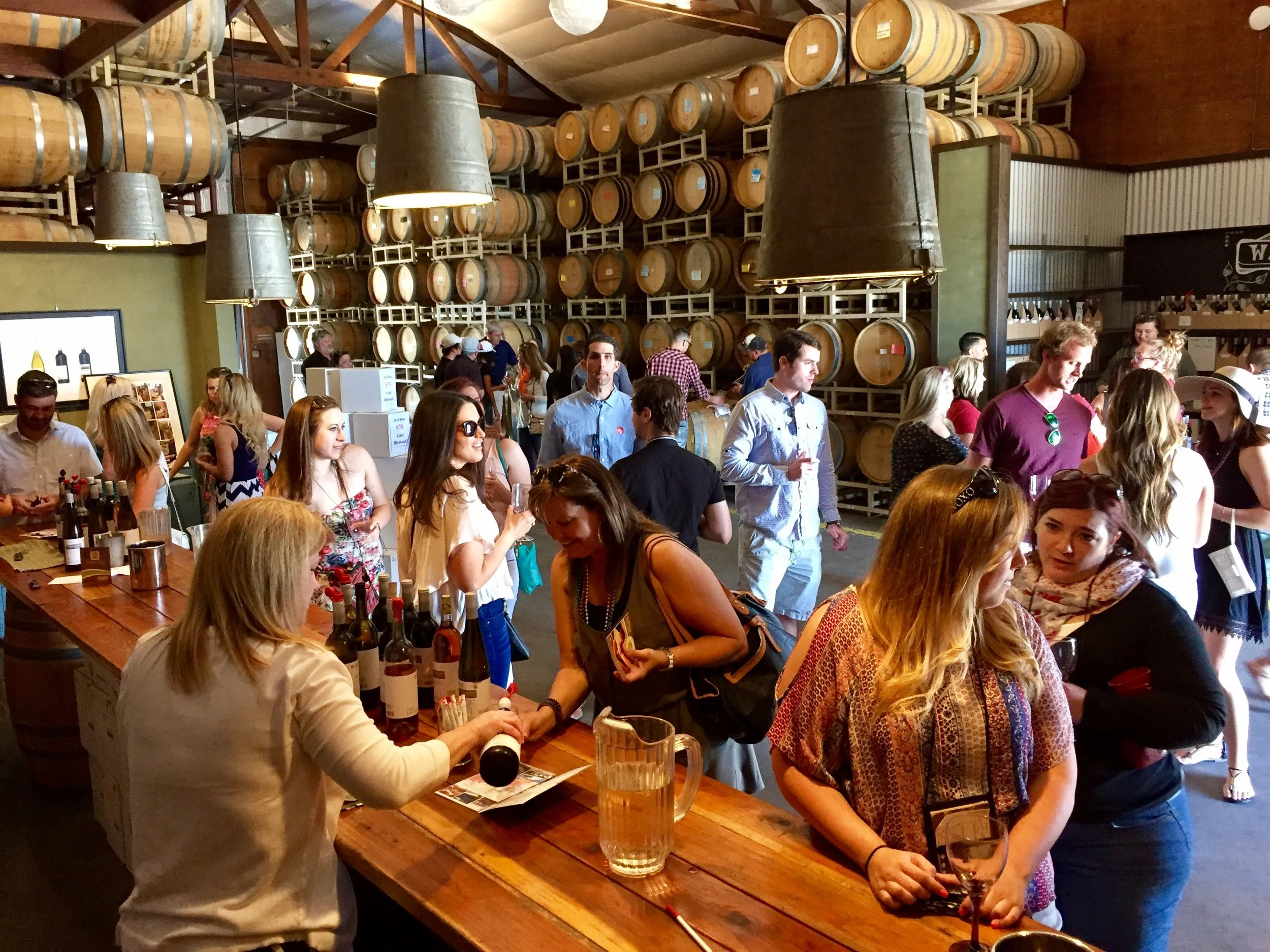 Tasting room bar