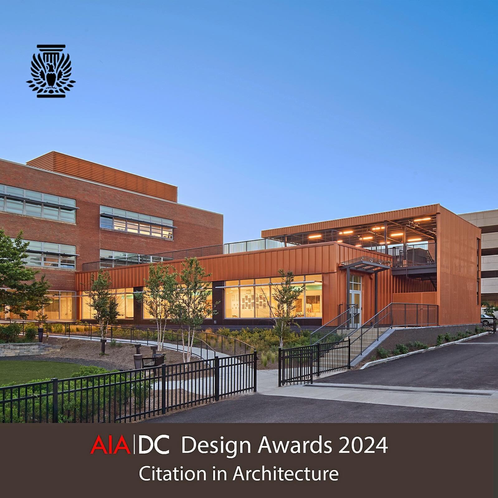 We&rsquo;re honored that Van Ness Elementary School with its rooftop garden and classroom has been received a citation in this year&rsquo;s AIA|DC design awards!

#design #architecture #award #greenschool #k12 #educational #roof #garden #outdoor #cla