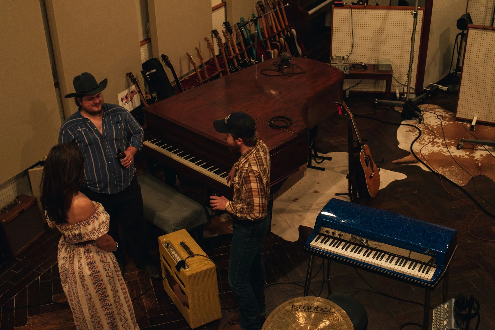 Summer Dean, Colter Wall, Vincent Neil Emerson at Niles City Sound, Ft. Worth, TX photo courtesy of LittleJackFilms