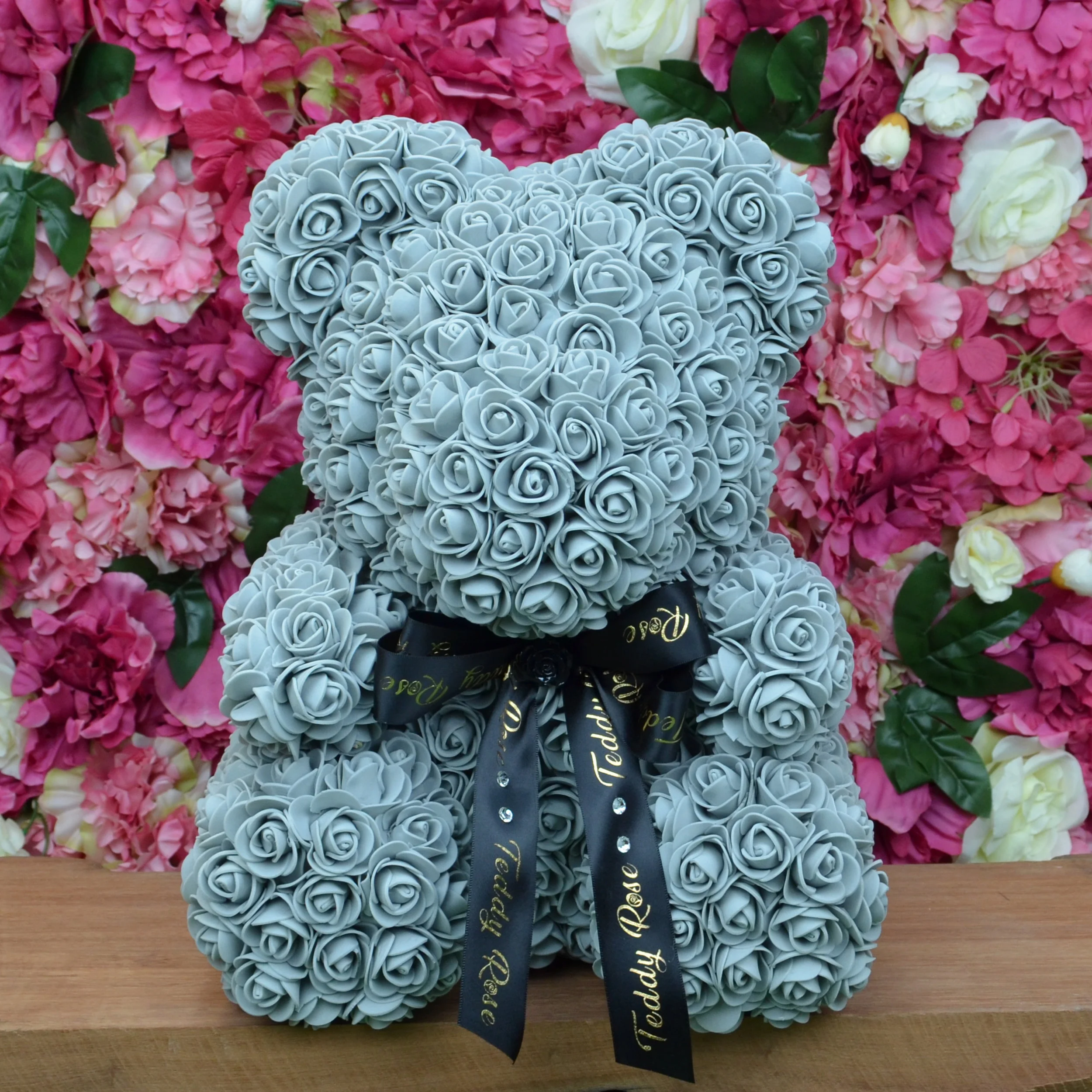 Classic Teddy Rose - Grey