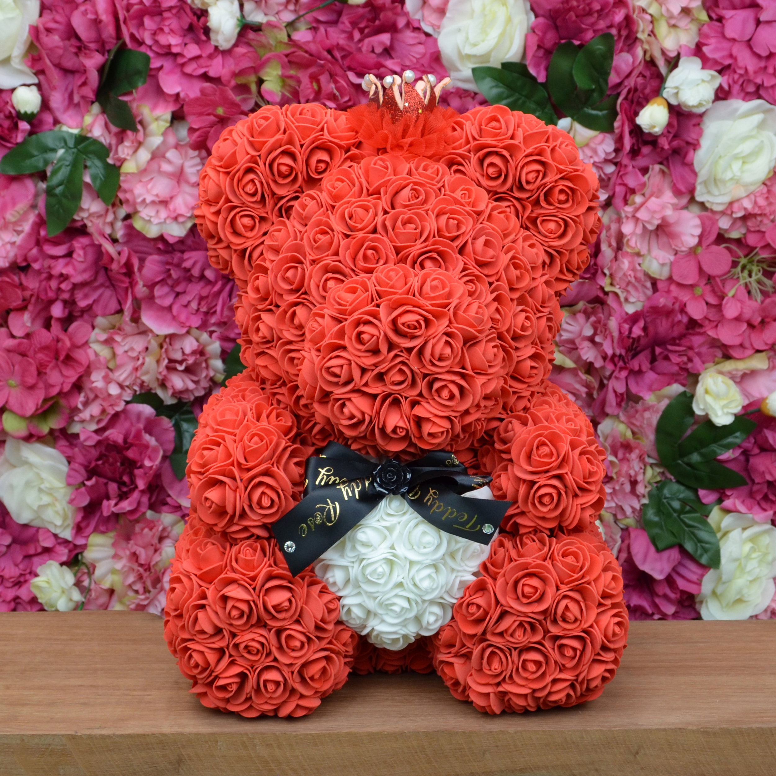 Princess Heart Teddy Rose - Red