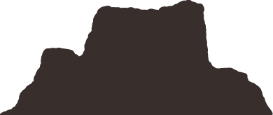 Distant mountain range layer