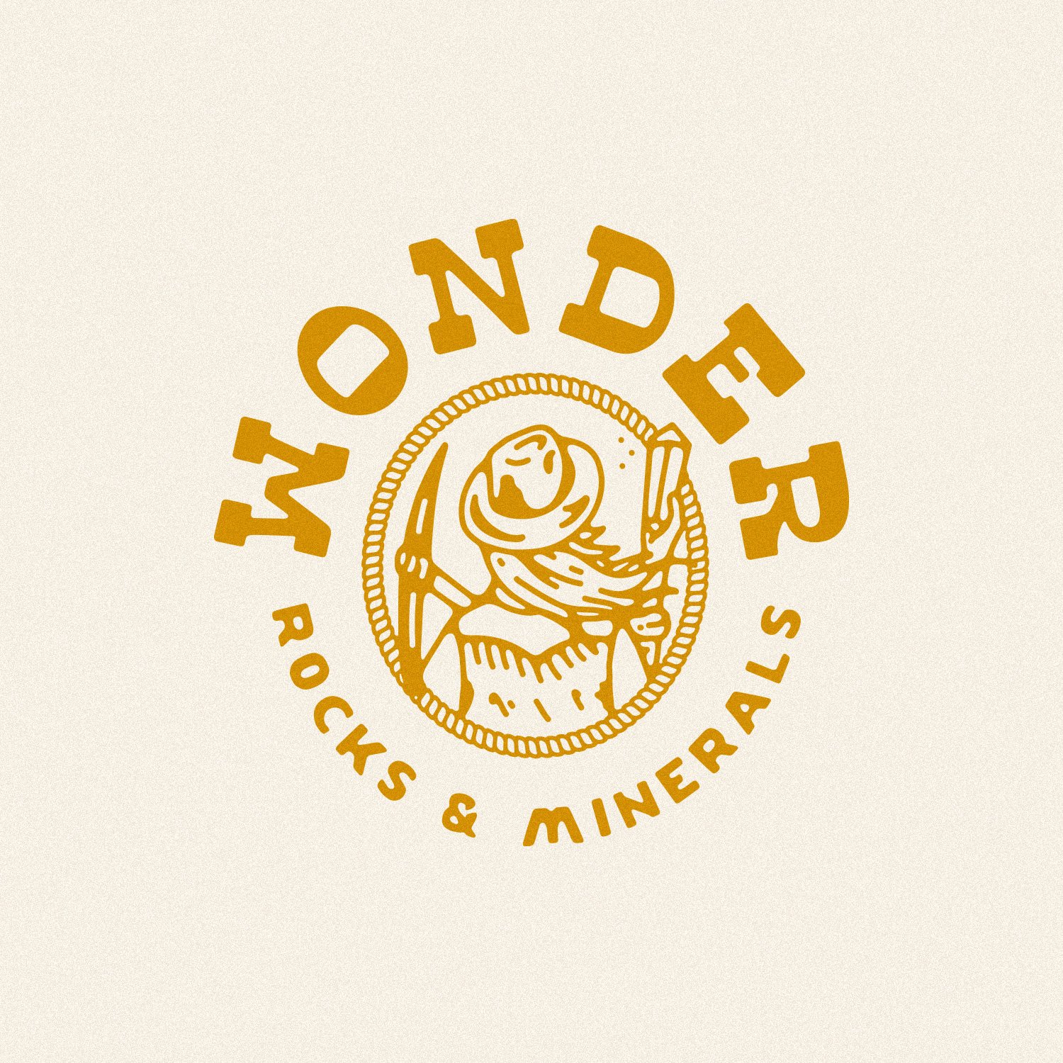  Wonder Rocks &amp; Minerals logo design by Cactus Country. 
