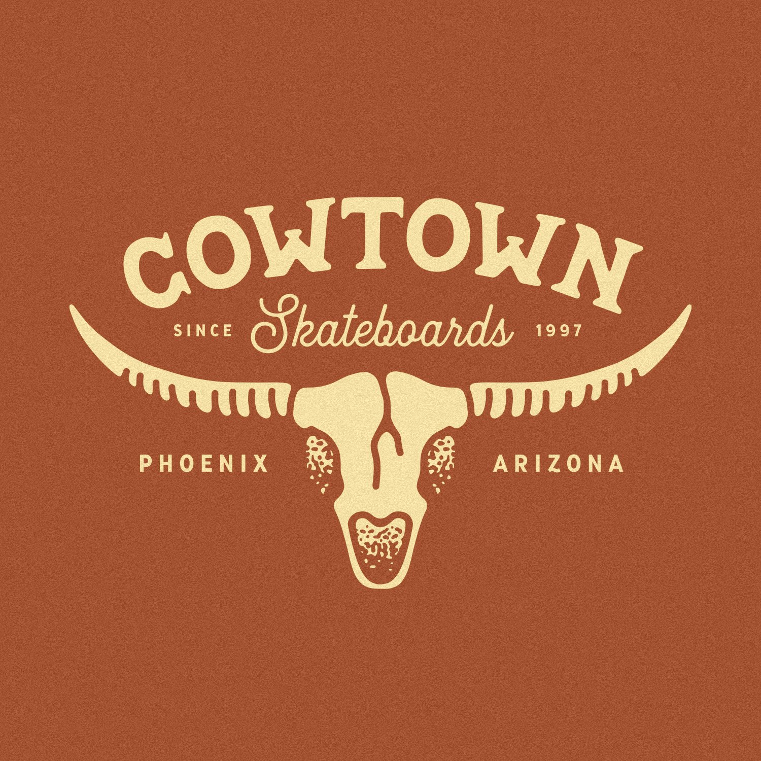  Cowtown Skateboards shirt graphic designed by Cactus Country. 