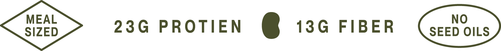 Nutritional information branded design detail for Bad Hambres packaging