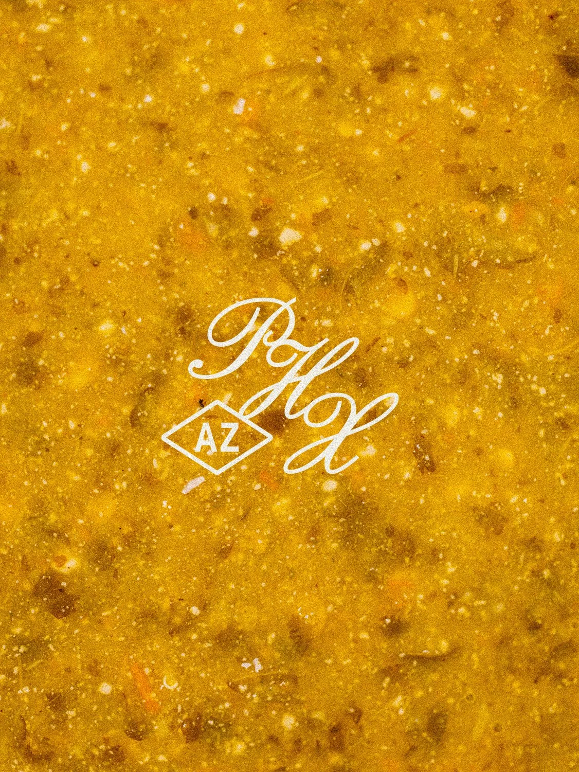 Bad Hambres verde salsa detail with Phoenix Arizona branded type design detail