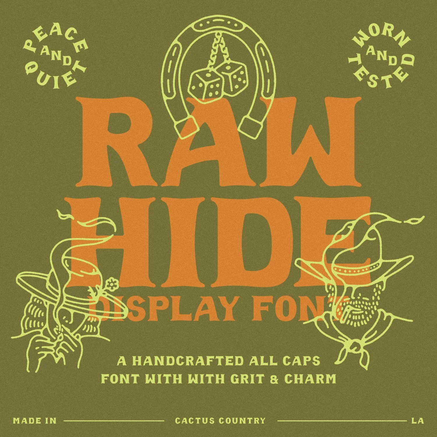 Rawhide Display Font
