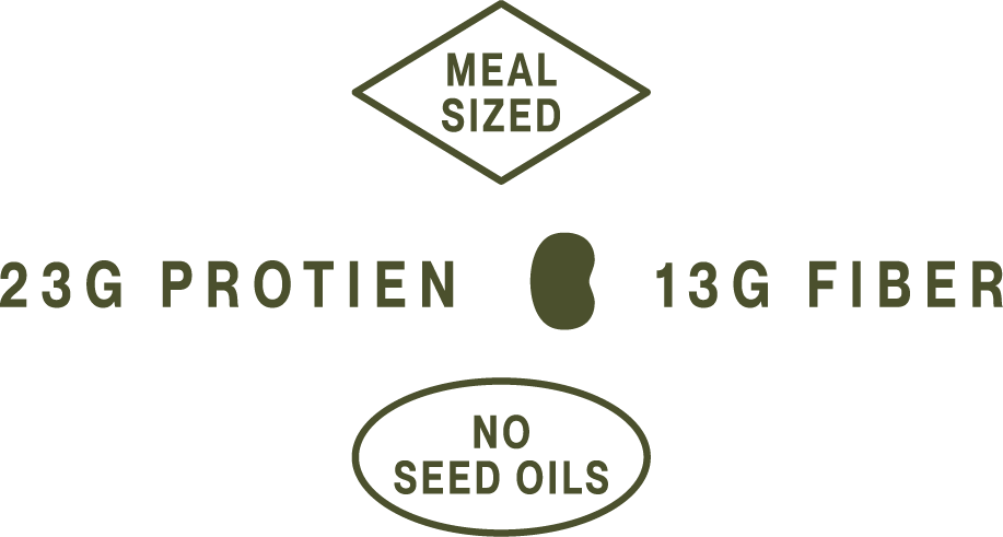 Nutritional information branded design detail for Bad Hambres packaging