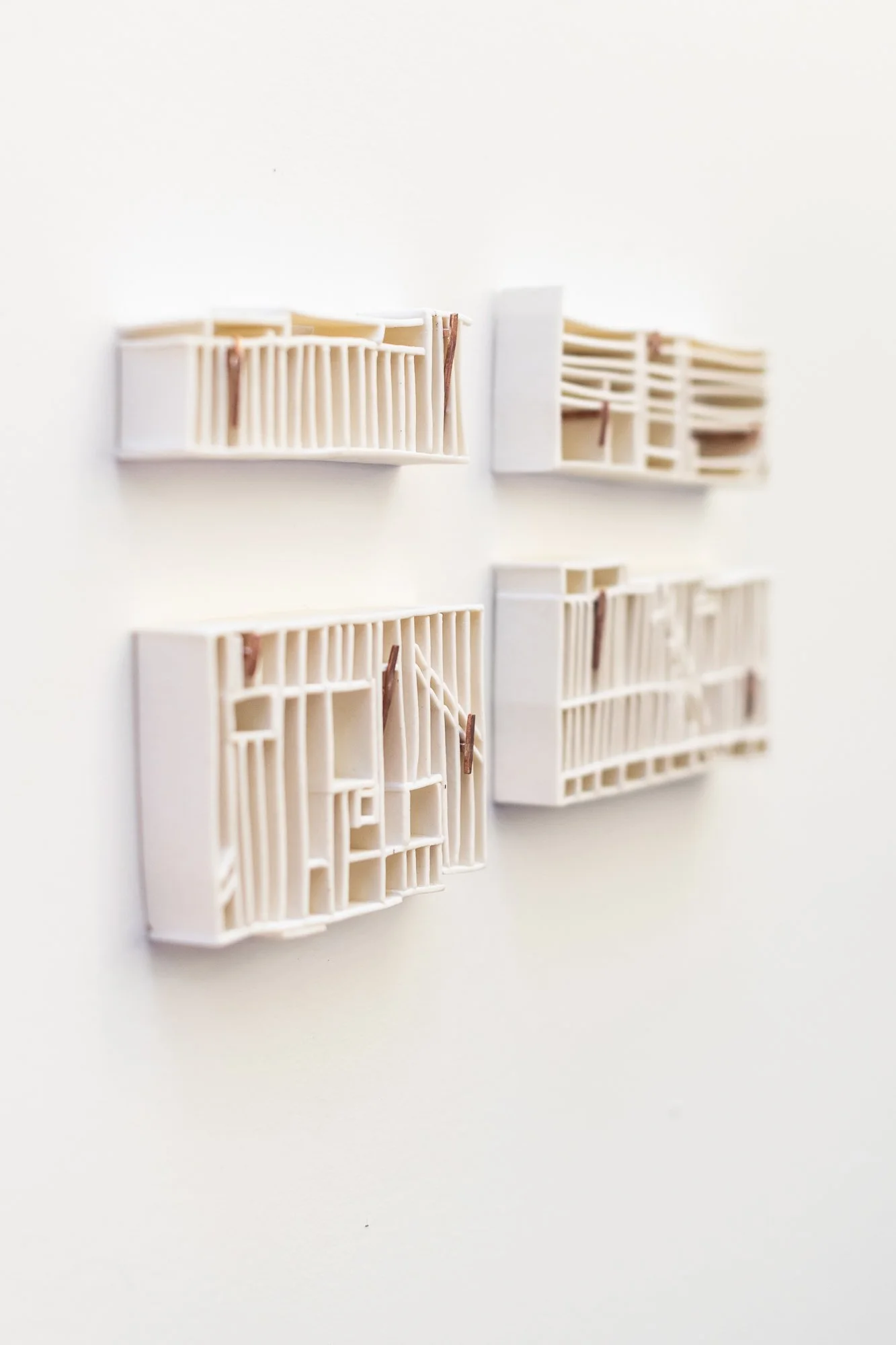 Sketches in Porcelain - Binda Shearing Shed, Porcelain, Copper, 2025