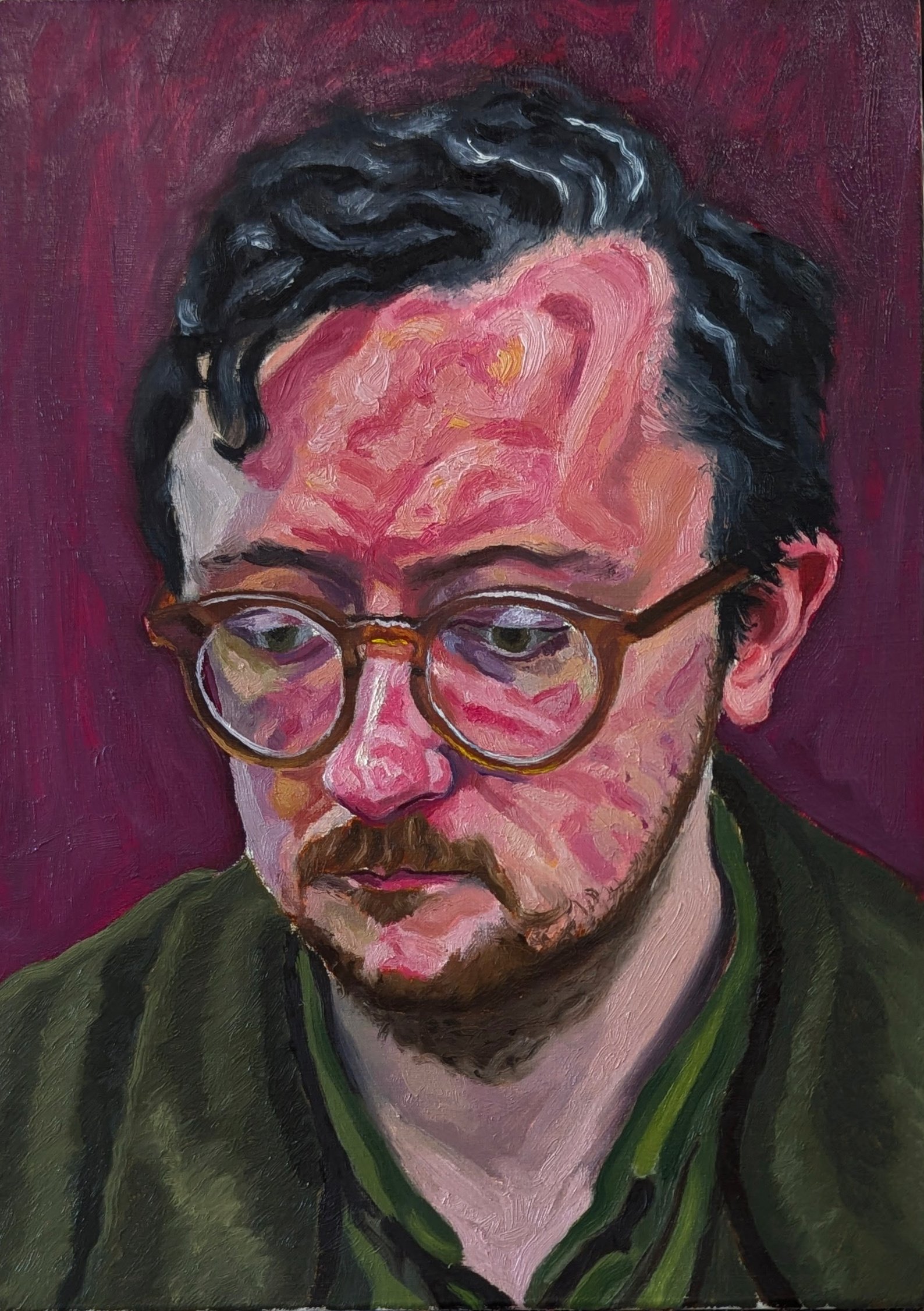Man with Glasses, 2025