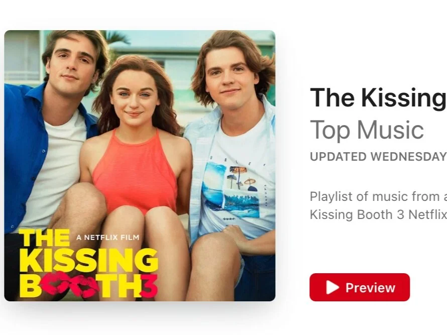 The Kissing Booth 3 Netflix Soundtrack