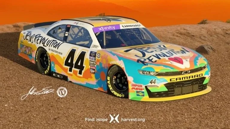 Jeffrey Earnhardt debuts Jesus Revolution car