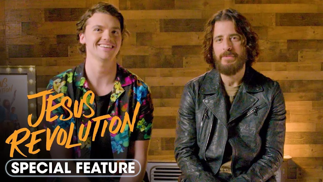 Jesus Revolution (2023) Special Feature 'Fan Q&amp;A' - Joel Courtney, Jonathan Roumie