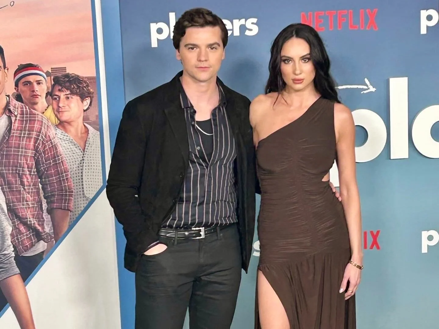 At the Premiere of "Players"