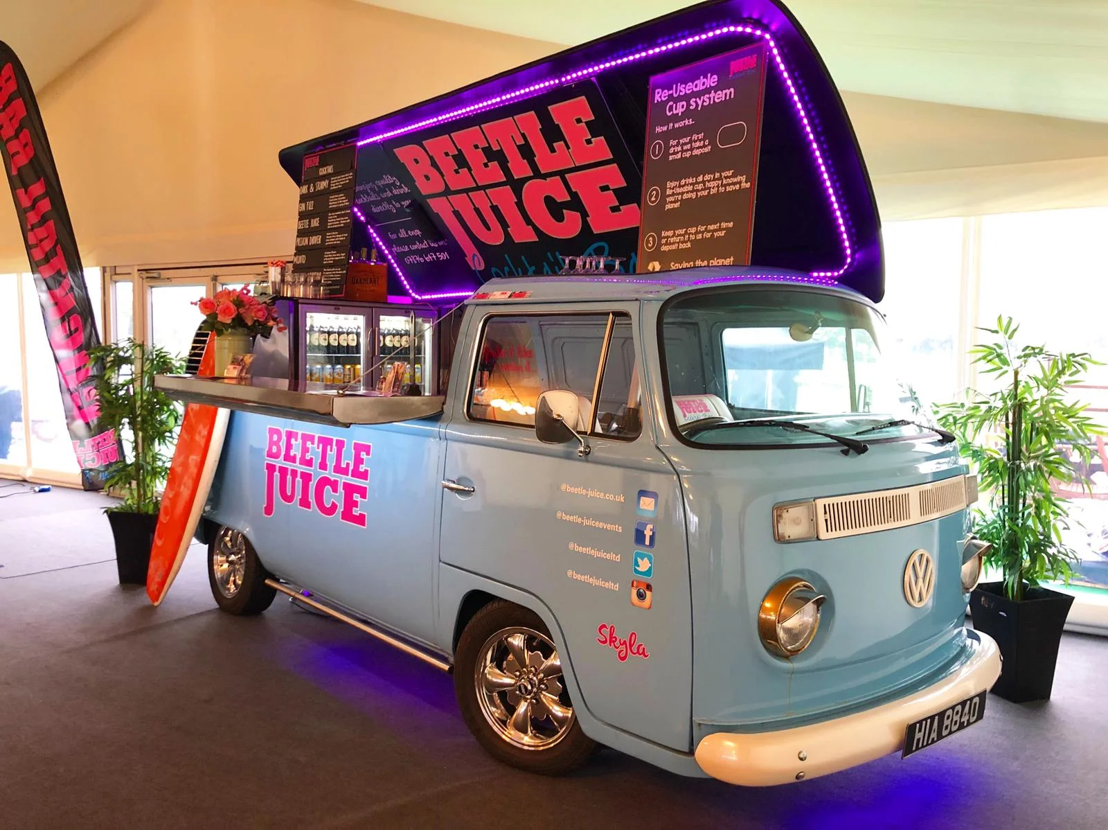 MEET THE BARS — Beetle Juice The original VW cocktail bar we bring