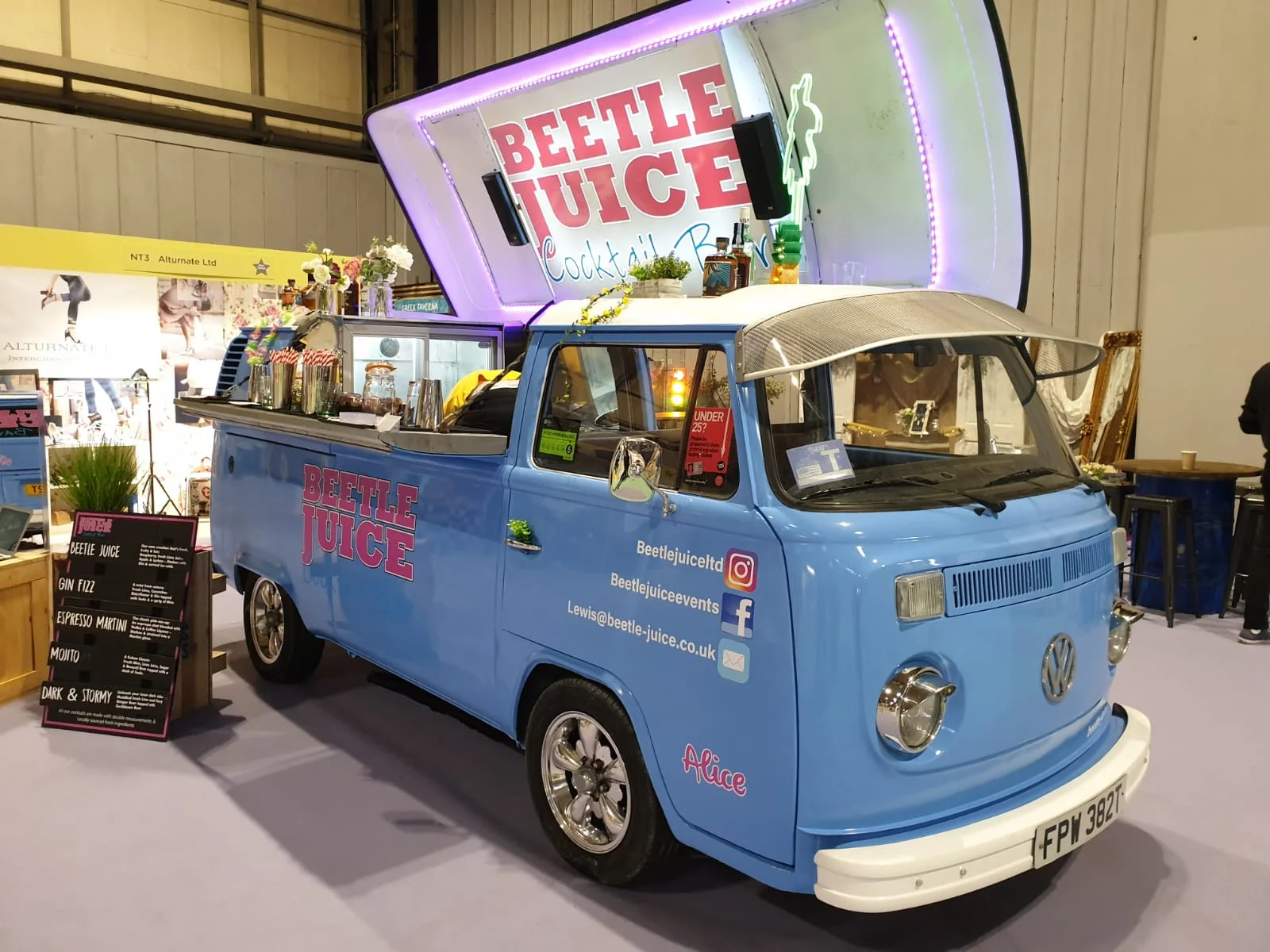 MEET THE BARS — Beetle Juice The original VW cocktail bar we bring