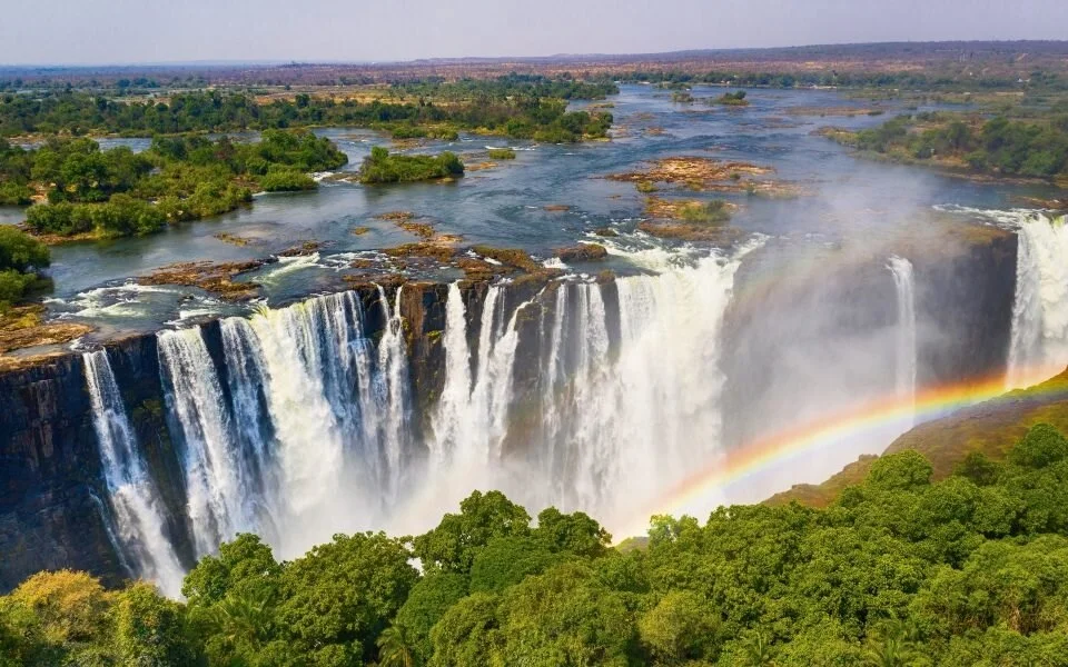 Africa Albida Tourism Releases Stunning Drone Footage As Victoria Falls At Its Highest Levels In A Decade