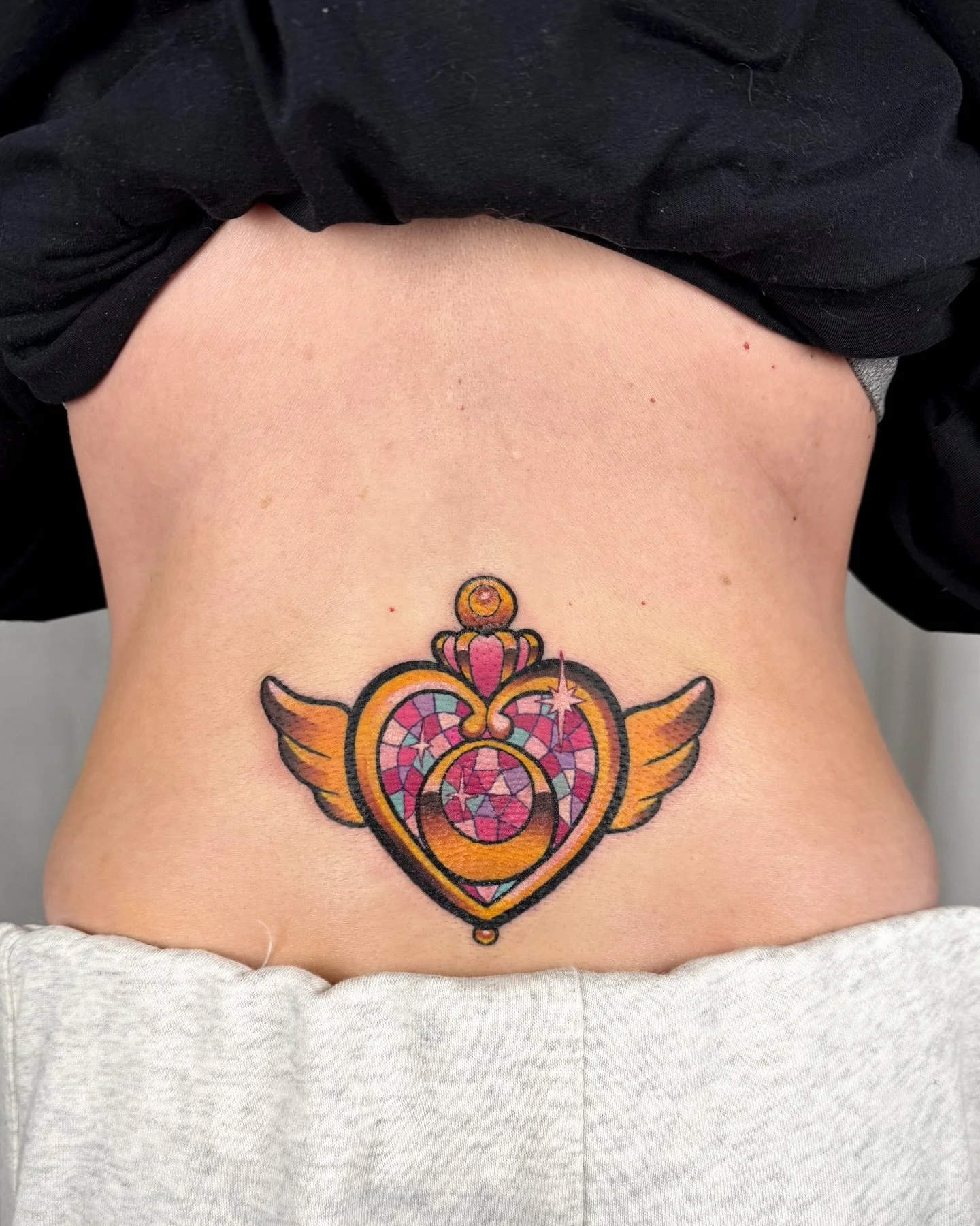 Here&rsquo;s a roundup of all the tattoos I got to do at @magneticarts last week&mdash;including my first ever low back tattoo in almost 9 years of tattooing! 🤯  Thanks so much to Charlie, Dena, Diana and James for coming to get tattooed + @illumine