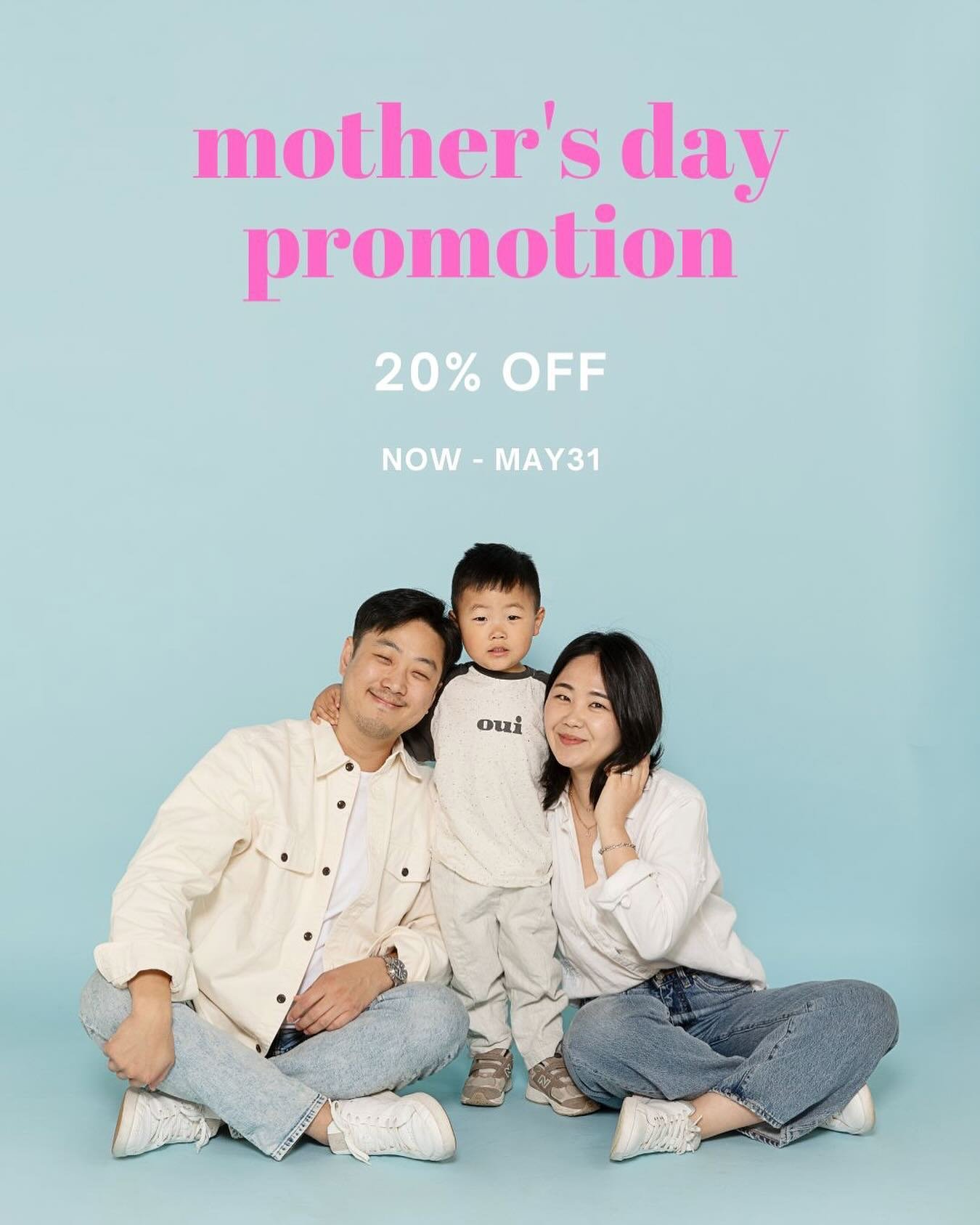 This May, celebrate Mom in style💖 Book a session with us and get 20% off when you bring your mom, your fur baby🐕🐱, or if you&rsquo;re expecting🤰🫶 Capture the love and laughter of Mother&rsquo;s Day at Say cheese💛