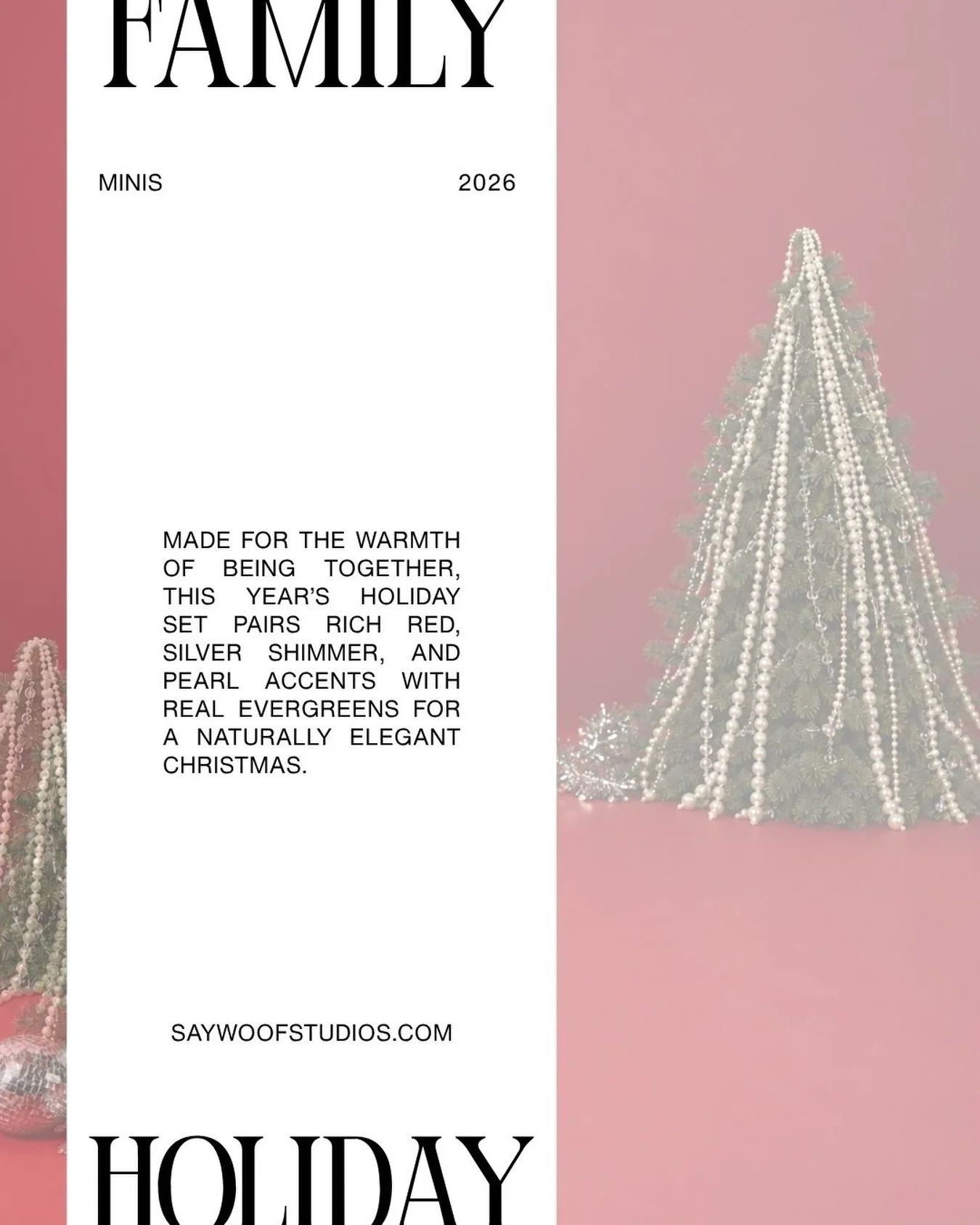 찬바람이 불고, 마음이 몽글몽글해지는 연말이 다가오고 있네요🎄 일 년 중 가장 설레는 계절, 올해는 우리 아기와 어떤 크리스마스 추억을 남겨볼까요?❤️

세이베이비의 첫 크리스마스 미니 촬영을 오픈합니다. ✨
하루가 다르게 자라는 아기의 지금을 따뜻한 크리스마스 사진으로 담아드릴게요.

이번 크리스마스 컨샙은 레드 배경에 실버와 펄 포인트, 크리스마스 트리의 자연스러운 질감을 더해 준비하고 있어요. 고급스러우면서도 포근하게, 우리 아기의 사랑