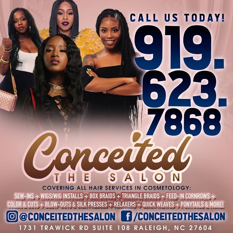 Conceited The Salon — #BlackDollarNC