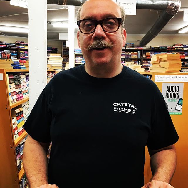 Sometimes you are just enjoying another day at #thebookhouse when someone comes in and you think-so I know them from the store? Church? The neighborhood? Oh no, it’s movie star #paulgiamatti and he says he’s here because he heard you were a great store. So that happened. #celebsinbookstores #indiebound #bookstagram #mableton