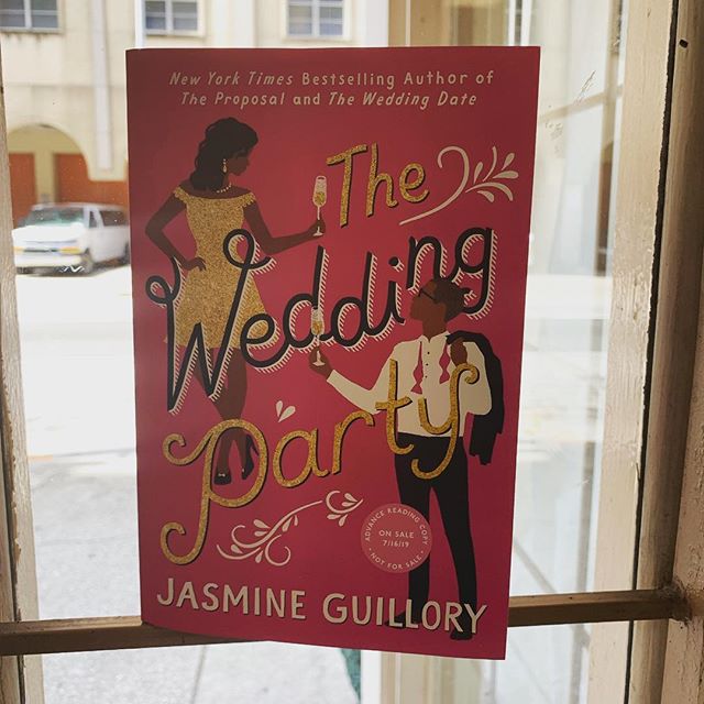 So excited to get the #arc of #theweddingparty by @jasminepics! Considering how amazing #theweddingdate and #theproposal are, I know my weekend has just been made! Remember you can preorder it for delivery on its release day? July 16th! @indiesloveromance #romancelandia #jasmineguillory #2019books #bookstagram
