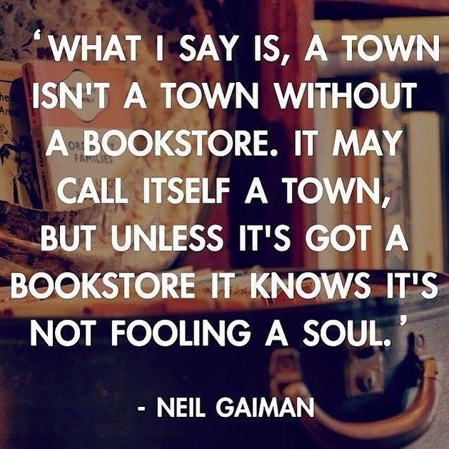 As #Mableton seeks its 21st century identity, we are thrilled to be here, helping Mableton be a town! #neilgaimanquote #neilgaiman #southcobb #indiebookstore