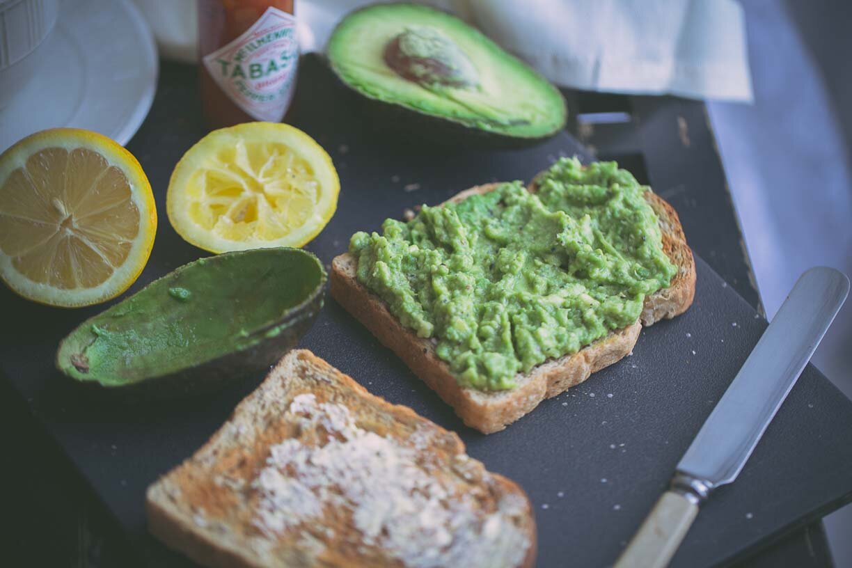  Avocado spread shot in London 