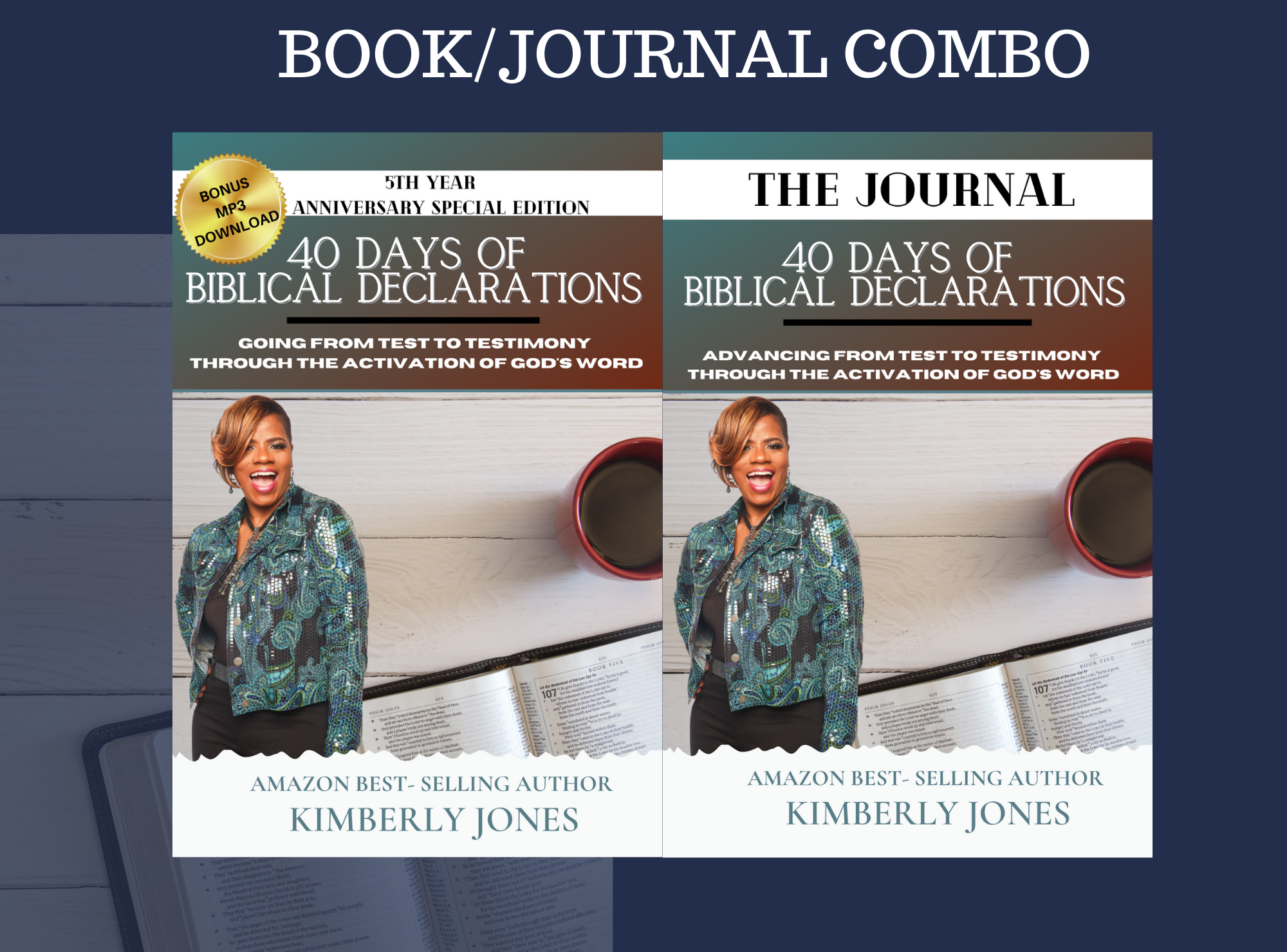 40 DAYS OF BIBLICAL DECLARATIONS  BUNDLE - BOOK & JOURNAL