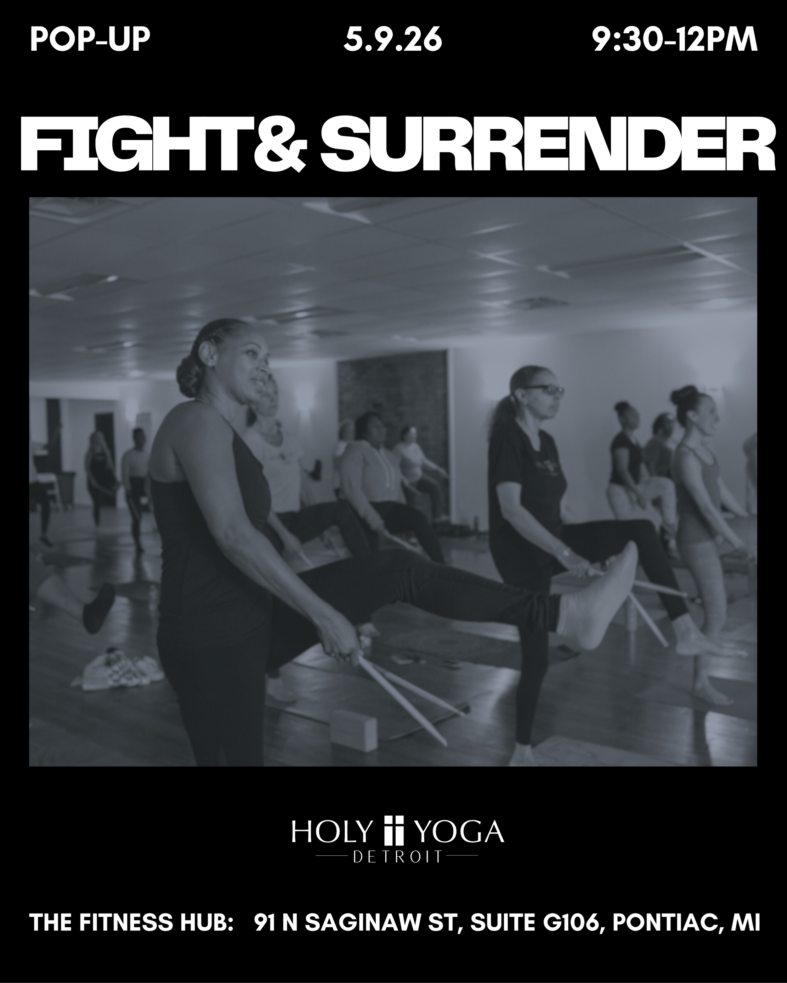Fight and Surrender Pop Up