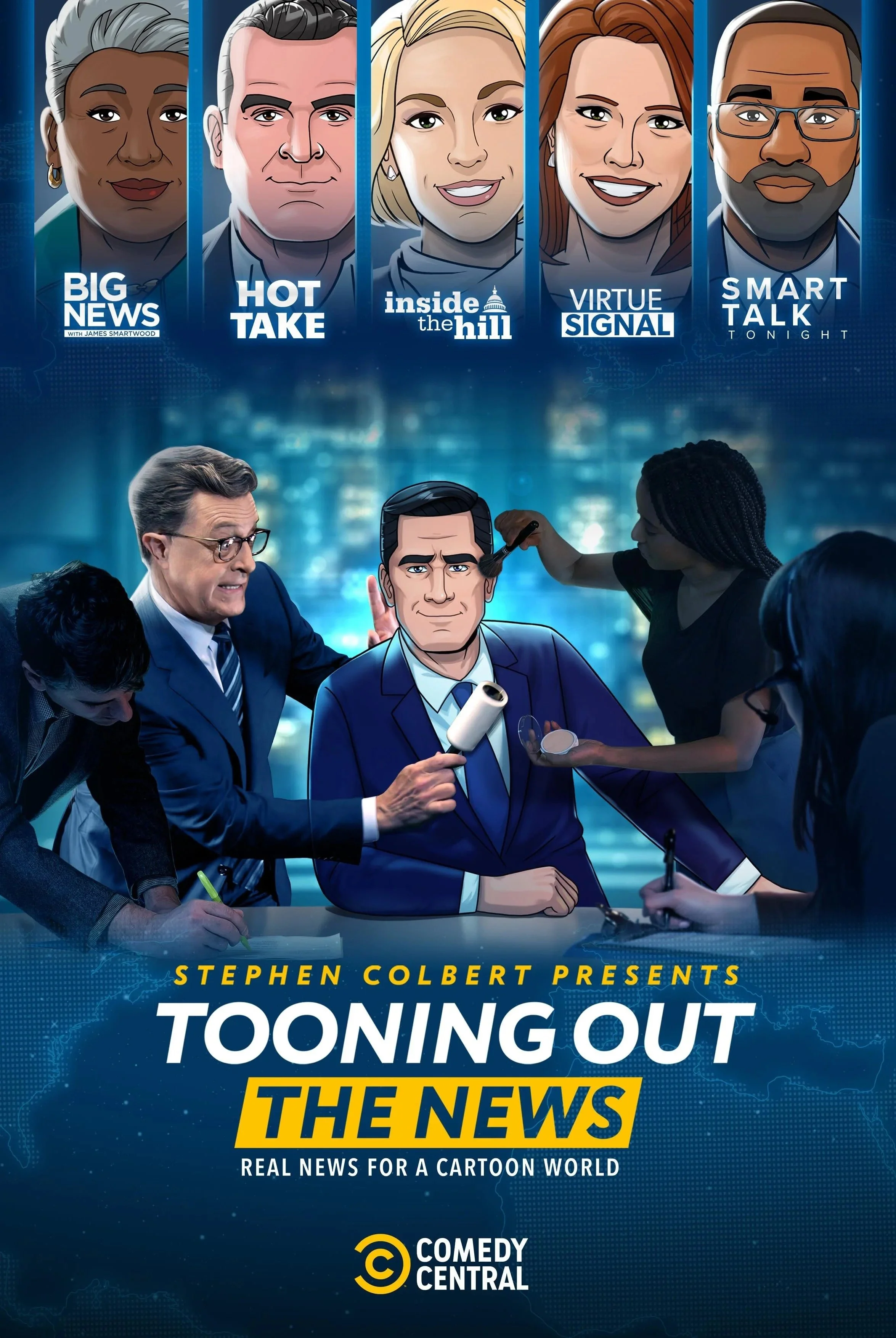 STEPHEN COLBERT PRESENTS TOONING OUT THE NEWS