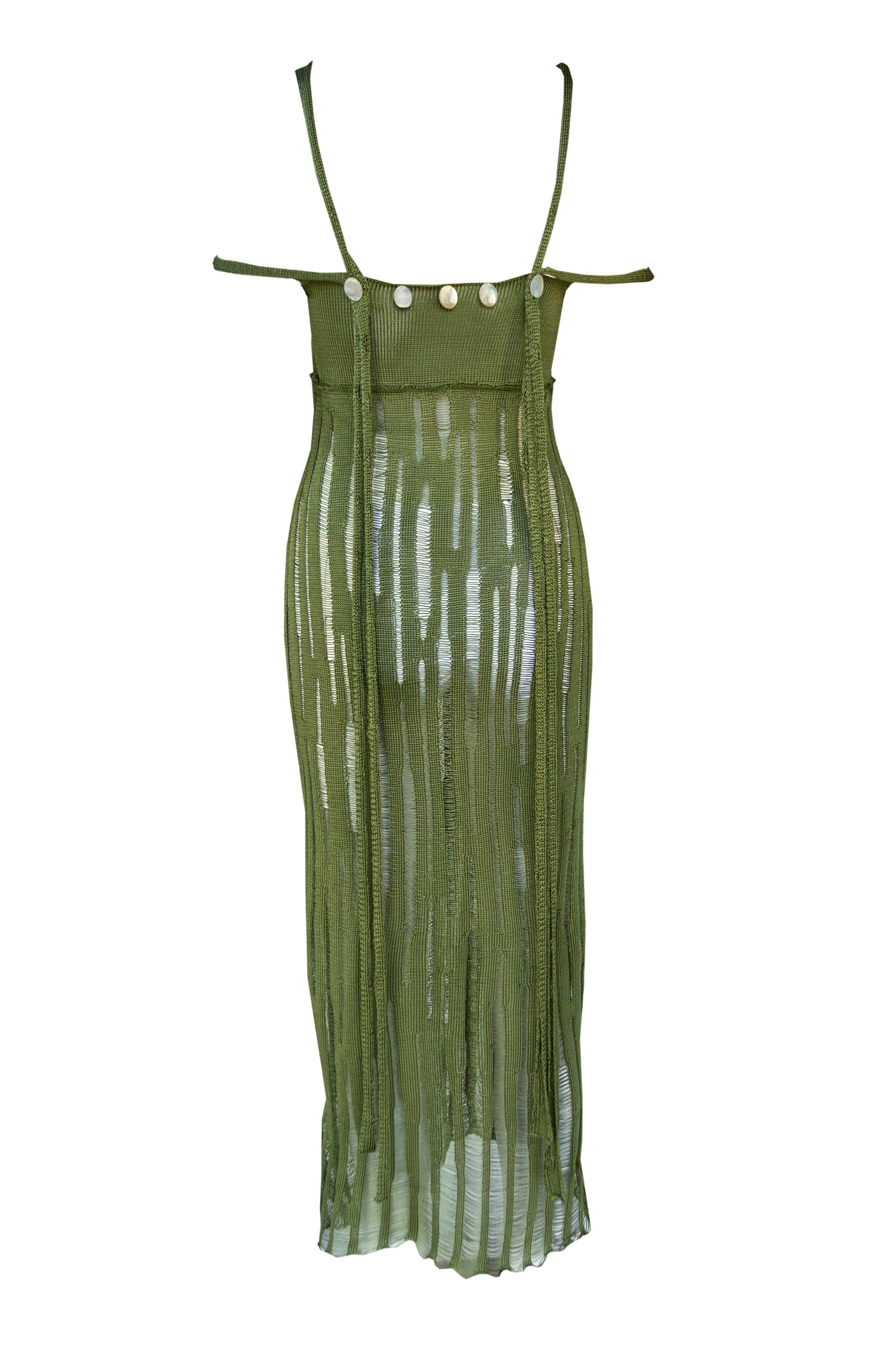AC2604 drop stitch dress olive back.png