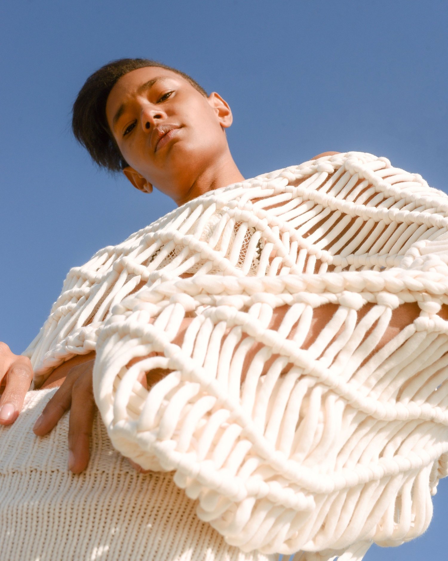 Ripple Macrame Pullover — Aisling Camps