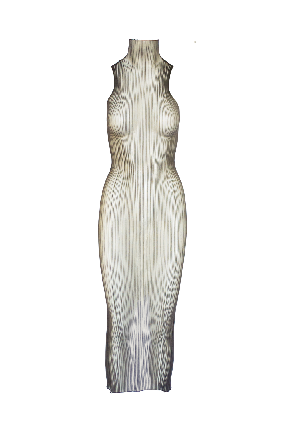 rib knit tube dress Mist — Aisling Camps rosalind-green