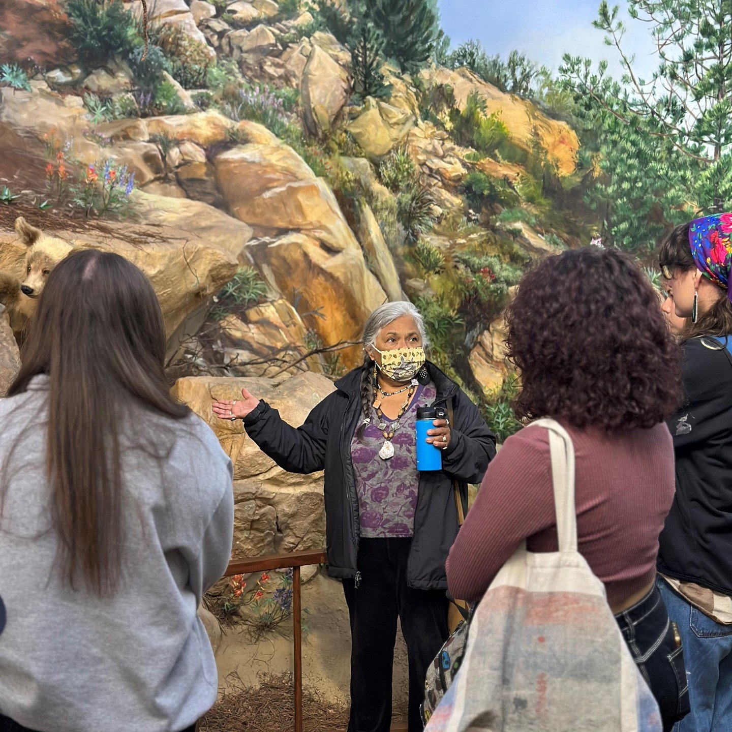 Chumash Elder, educator, and cultural resource consultant Julie Tumamait-Stenslie hosted week 3 of the Pax Environmental Science Institute (PESI). The students were joined by two community members (Ojai City Council member Liz Campos, and Chumash act