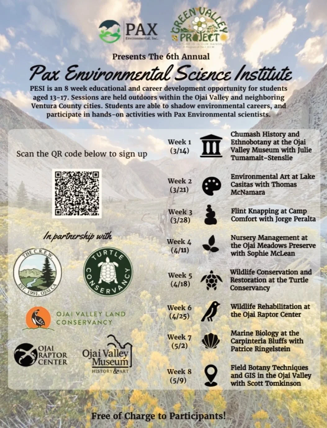 Pax Environmental Science Institute (PESI) is back in 2026!! 🌱🌾 🪨If you&rsquo;re between the ages of 13-18 and curious about careers in environmental science, the time to register is now! This program will offer an opportunity to develop practical