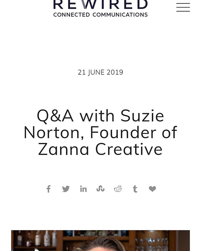 Thanks @rewiredpr for the Q&amp;A with our Director. Link to article in bio.