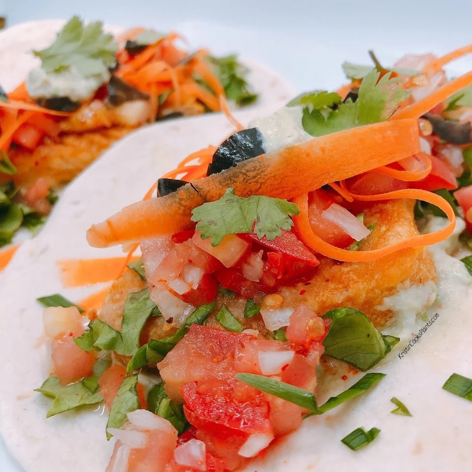 Fishless Fish Tacos Kristin Cooks Plants